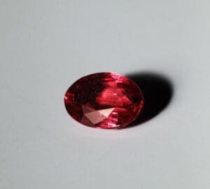 Burma ruby gemstone